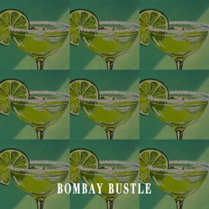 Gateway of India gin and limoncello cocktail served at Bombay Bustle in Mayfair.
