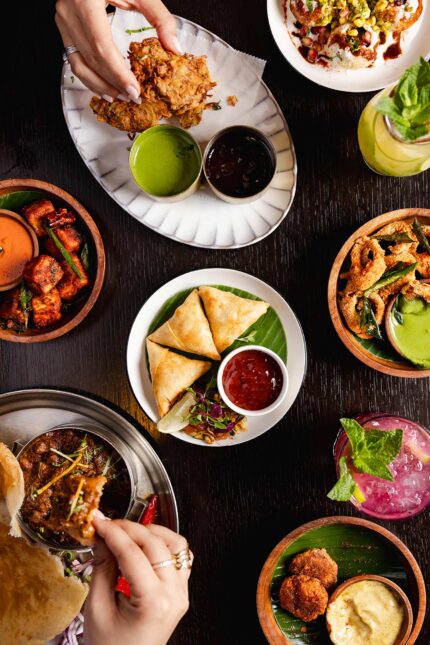 Indian restaurant in Mayfair Carnaby Street Soho, a culinary journey through Bombay  brings together dishes street food & kitchens favorites.