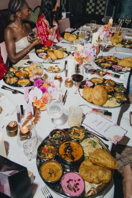 Indian restaurant Piccadilly Circus in London Mayfair Regent St, table for every celebration from cocktail parties to shared feasts.
