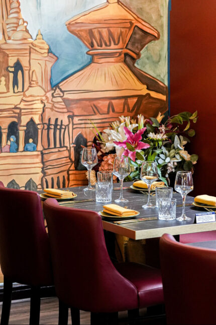 Indian restaurant Nepalese curry house in Blackheath Village with private dining events venue space close to Lewisham near Greenwich Park