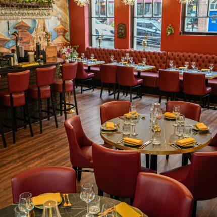Private group dining rooms at Indian restaurant Nepalese curry house in Blackheath Village with private dining events venue space close to Lewisham near Greenwich Park
