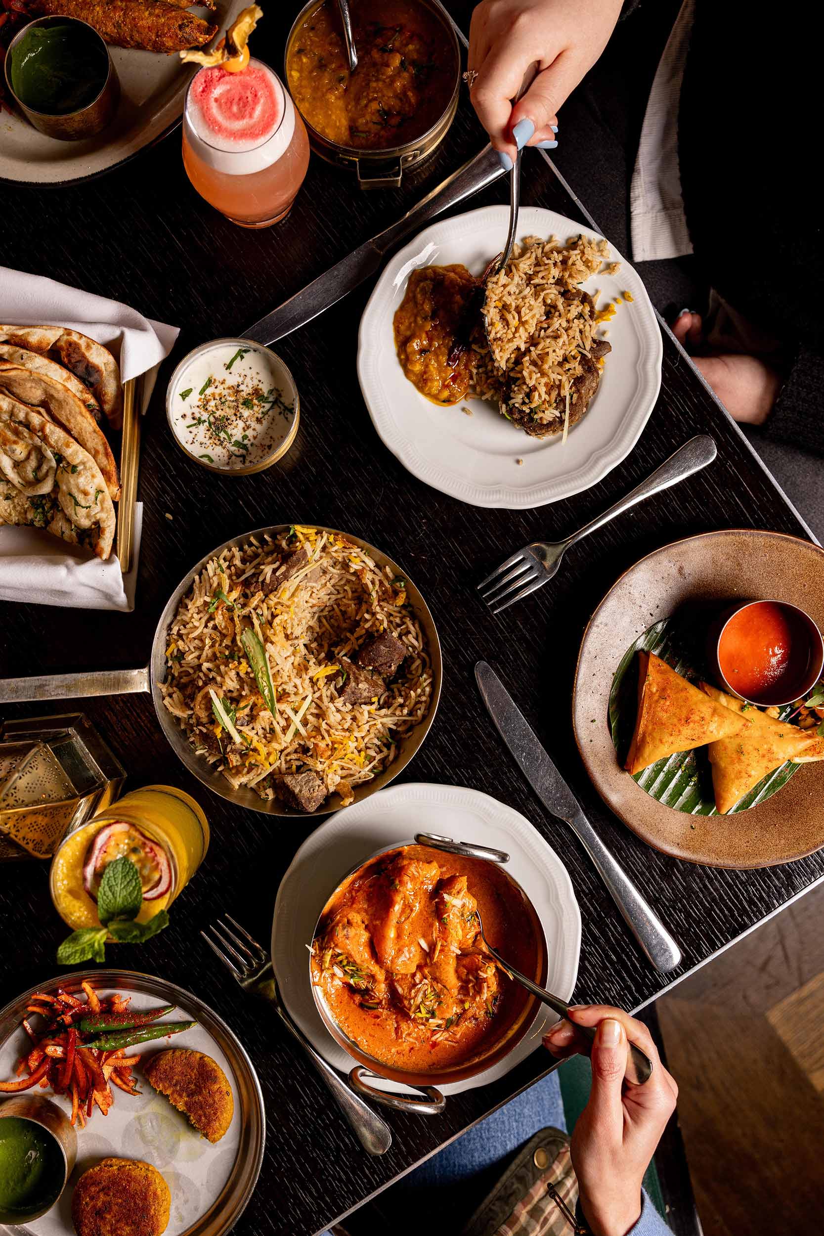 Bombay Bustle Indian restaurant Maddox street Mayfair London